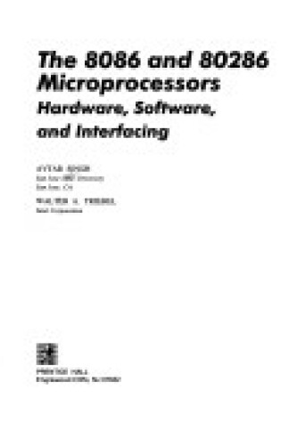 Cover of 8086/80286 Microprocessors