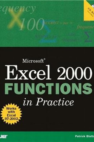Cover of Microsoft Excel Functions in Practice