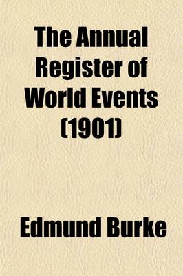 Book cover for The Annual Register of World Events (Volume 142); A Review of the Year