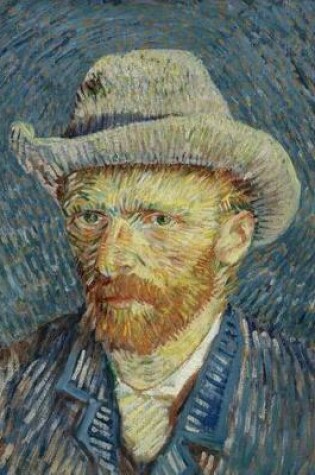 Cover of Self-Portrait with Grey Felt Hat, Vincent Van Gogh. Blank Journal