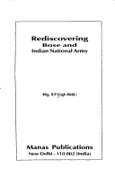 Book cover for Rediscovering Bose and Indian National Army