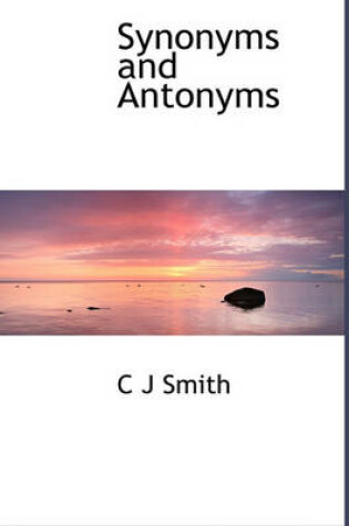 Cover of Synonyms and Antonyms