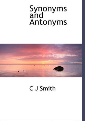 Book cover for Synonyms and Antonyms