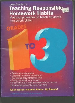 Book cover for Teaching Responsible Homework Habits Grades 1-3