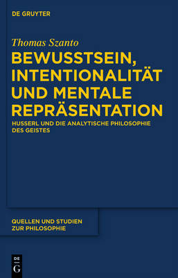 Book cover for Bewusstsein, Intentionalitat Und Mentale Reprasentation