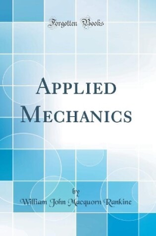 Cover of Applied Mechanics (Classic Reprint)