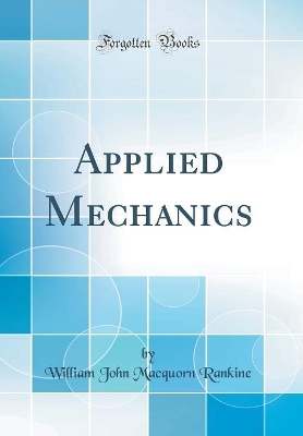 Book cover for Applied Mechanics (Classic Reprint)