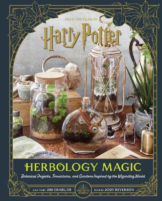 Book cover for Harry Potter: Herbology Magic: Botanical Projects, Terrariums, and Gardens Inspired by the Wizarding World