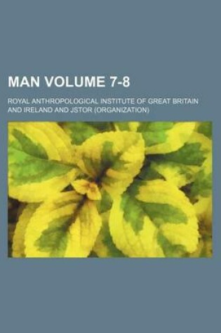 Cover of Man Volume 7-8