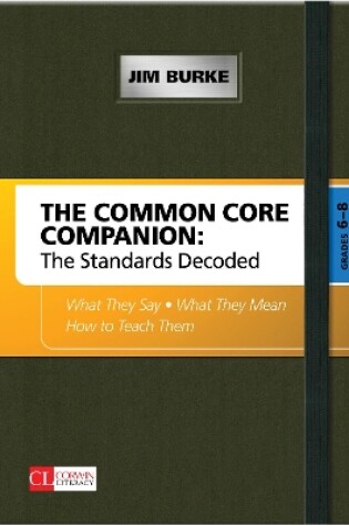 Cover of The Common Core Companion: The Standards Decoded, Grades 6-8