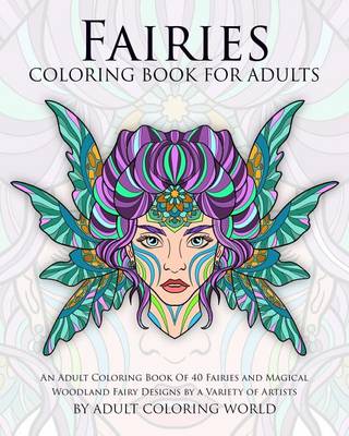 Cover of Fairies Coloring Book For Adults