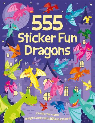 Book cover for 555 Sticker Fun Dragons