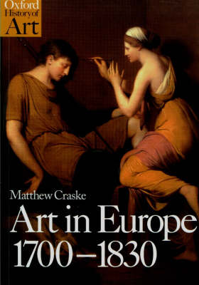 Cover of Art in Europe, 1700-1830