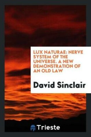 Cover of Lux Naturae