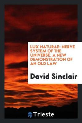 Book cover for Lux Naturae