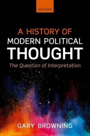 Cover of A History of Modern Political Thought