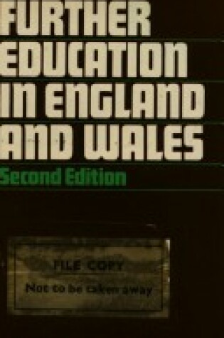 Cover of Further Education in England and Wales