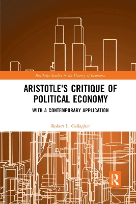 Book cover for Aristotle's Critique of Political Economy