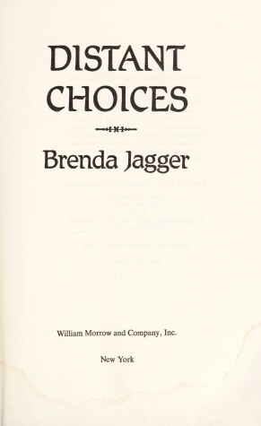 Book cover for Distant Choices