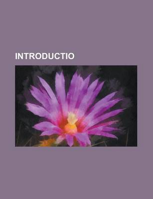 Book cover for Introductio