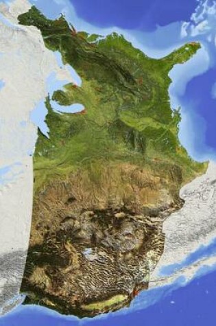 Cover of Relief Map of the United States of America Journal USA