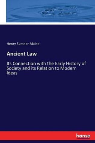 Cover of Ancient Law