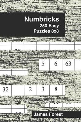 Book cover for 250 Numbricks 8x8 easy puzzles