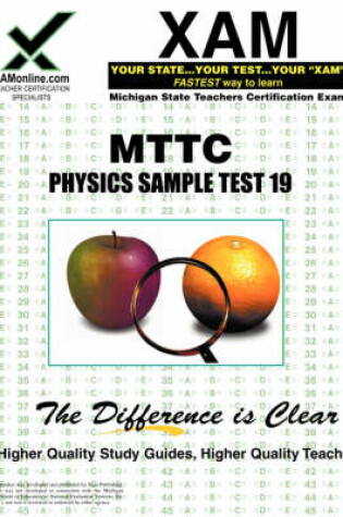 Cover of MTTC Physics Sample Test 19