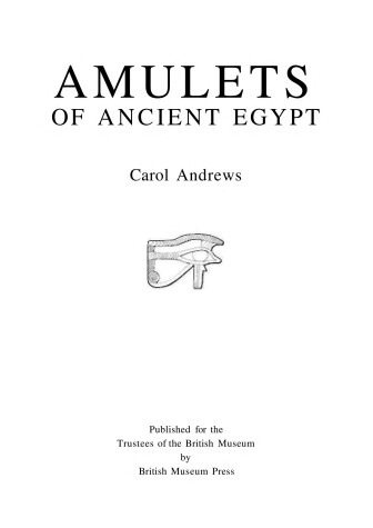 Book cover for Amulets of Ancient Egypt