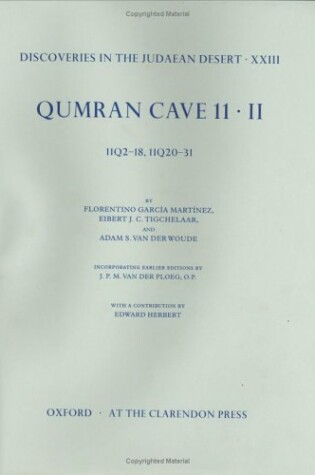 Cover of Discoveries in the Judaean Desert: Volume XXIII. Qumran Cave 11