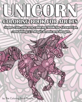 Book cover for UnicornColoring Book for Adults