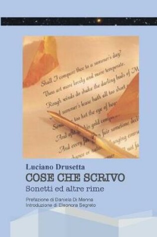 Cover of Cose che scrivo - Sonetti ed altre rime