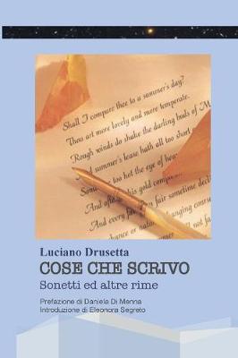 Book cover for Cose che scrivo - Sonetti ed altre rime