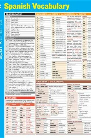 Cover of Spanish Vocabulary SparkCharts