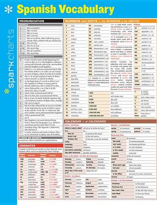 Book cover for Spanish Vocabulary SparkCharts