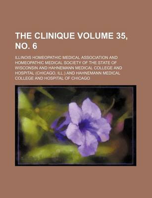 Book cover for The Clinique Volume 35, No. 6