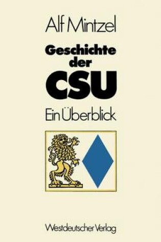 Cover of Geschichte der CSU