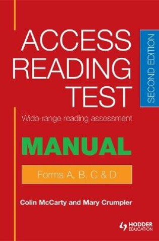Cover of Access Reading Test (ART) Specimen Set 2ED