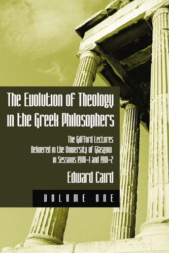 Book cover for The Evolution of Theology in the Greek Philosophers