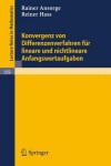 Book cover for Konvergenz Von Differenzenverfahren Fur Lineare Und Nichtlineare Anfangswertaufgaben