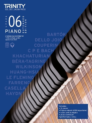 Book cover for Piano Exam Pieces & Exercises 21-23 Grade 6 Ext Ed