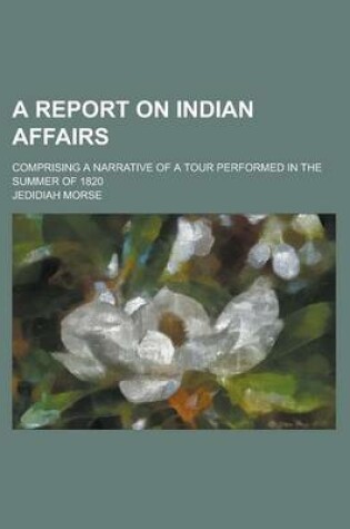 Cover of A Report on Indian Affairs; Comprising a Narrative of a Tour Performed in the Summer of 1820