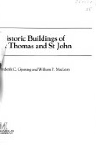 Cover of Historic Build St Thomas/St John