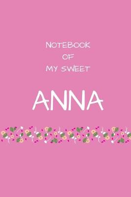 Book cover for Notebook of my sweet Anna