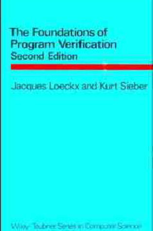 Cover of The Foundations of Program Verification