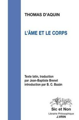 Cover of L'Ame Et Le Corps