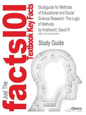 Book cover for Studyguide for Methods of Educational and Social Science Research