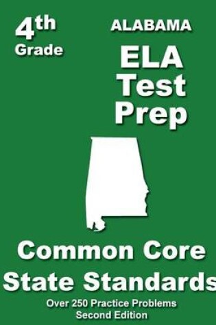 Cover of Alabama 4th Grade ELA Test Prep