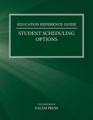 Book cover for Student Scheduling Options