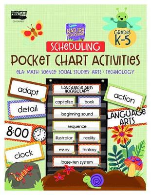 Book cover for Nature Explorers Scheduling Pocket Chart Activities